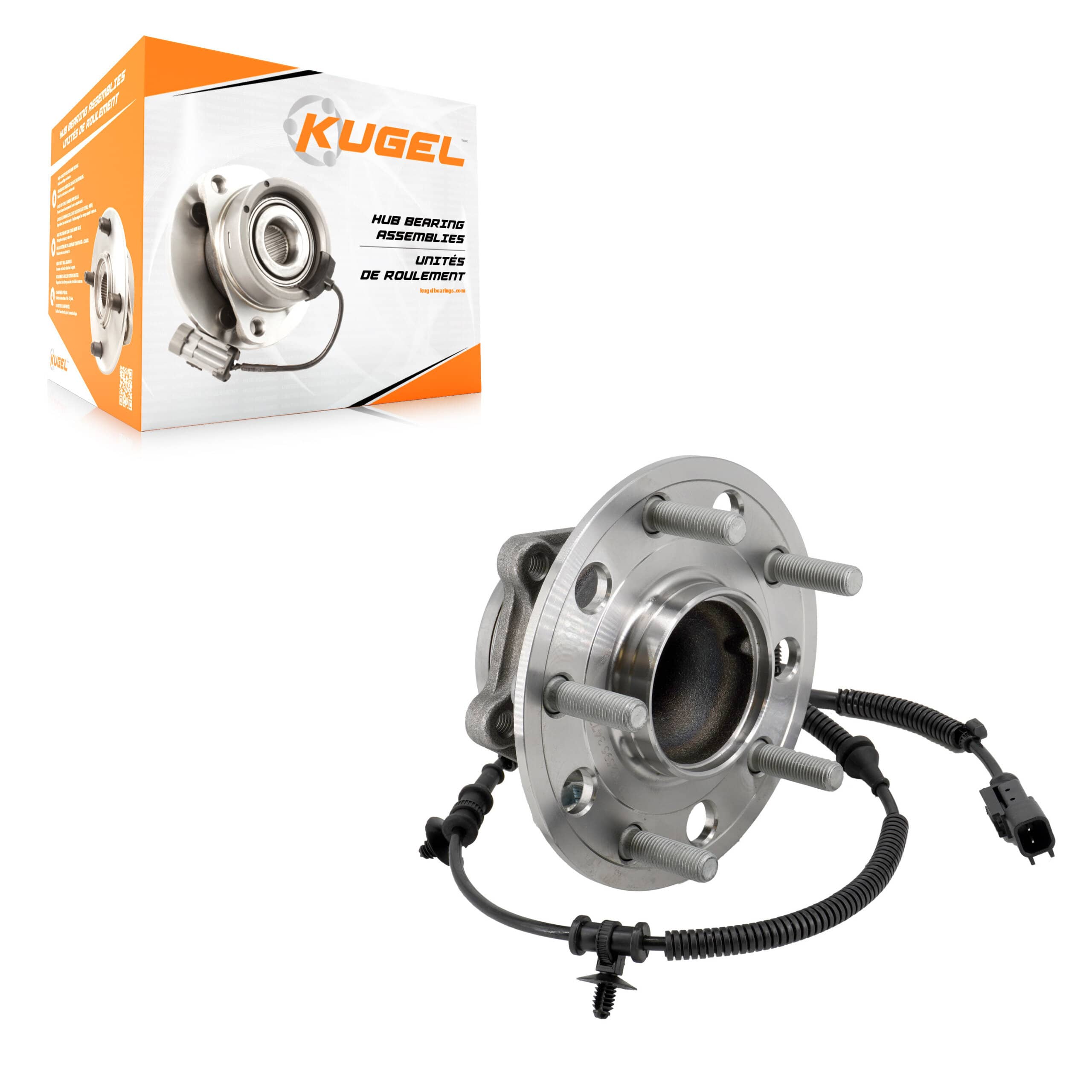Kugel - 70-512595 - Rear Wheel Bearing and Hub Assembly