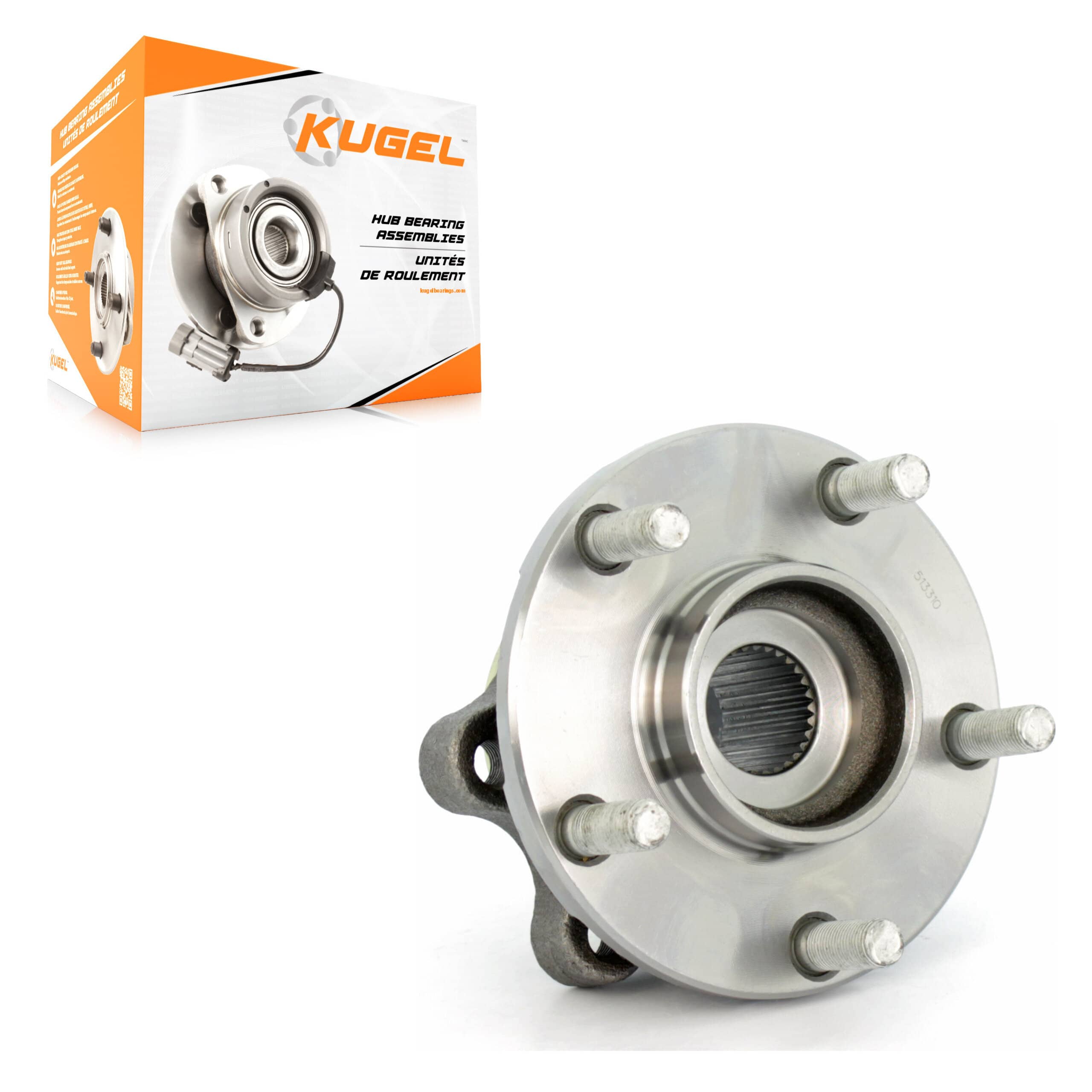 Kugel - 70-513310 - Front Wheel Bearing and Hub Assembly