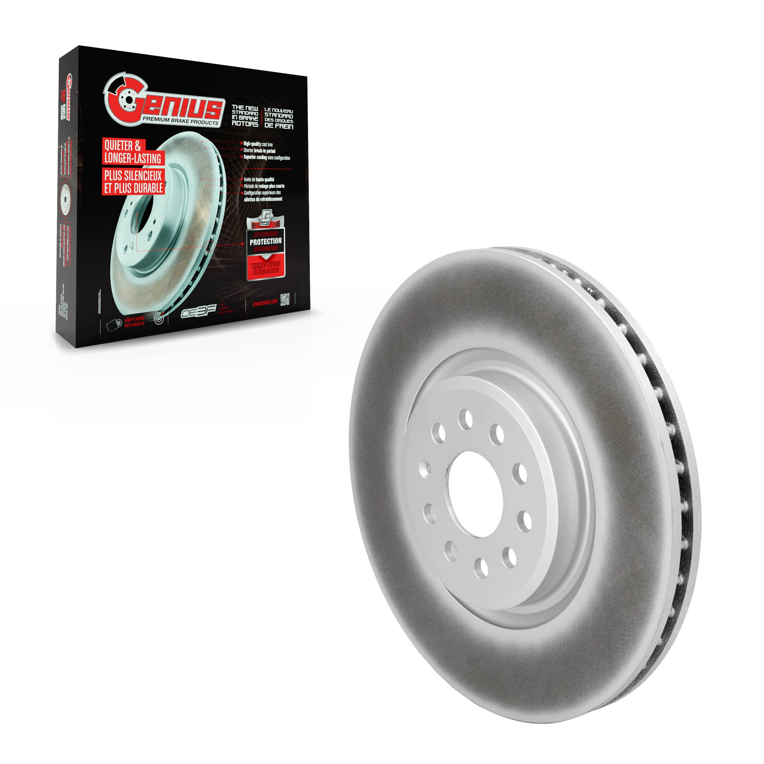 Genius - GCR-G8456 - Front Disc Brake Rotor