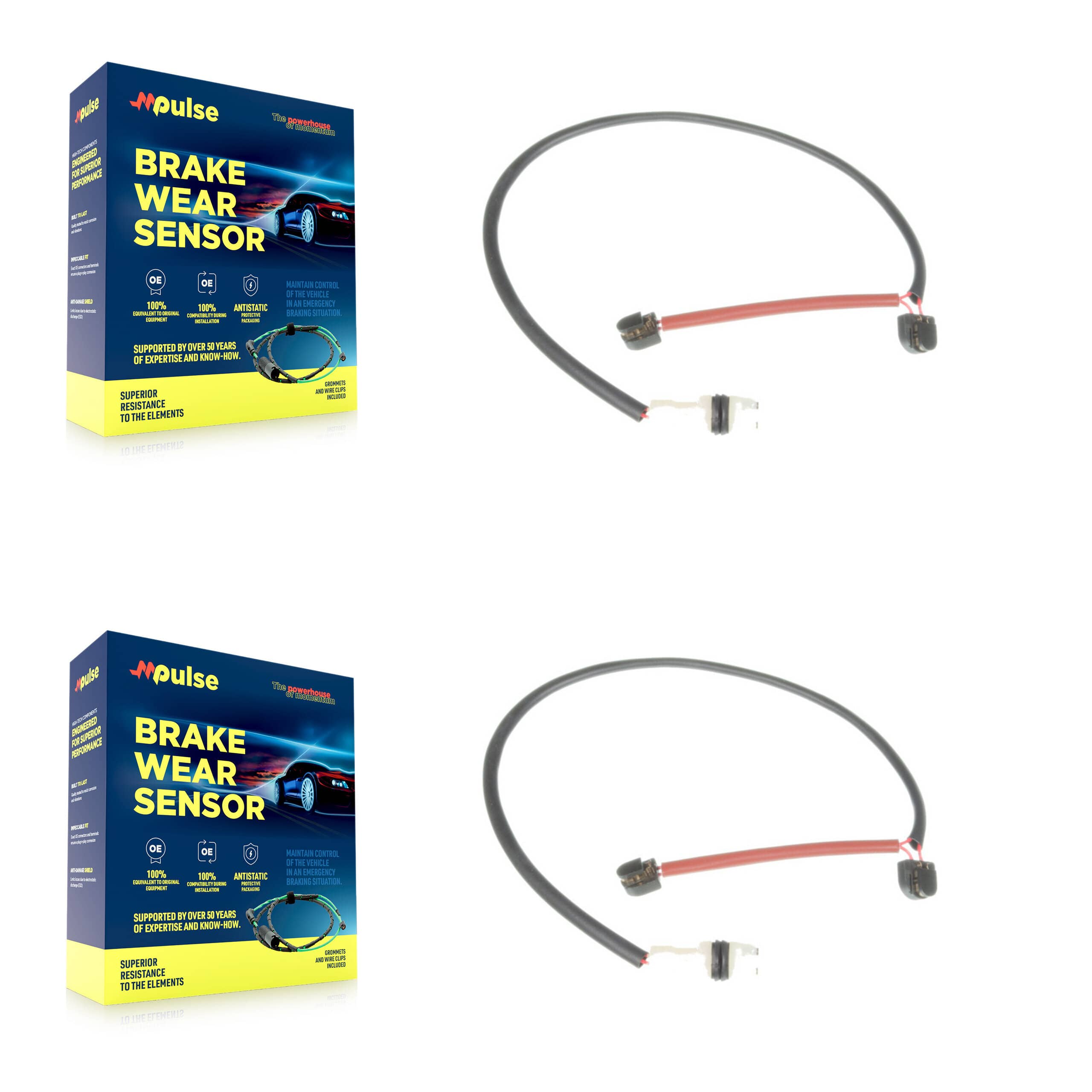 Mpulse - KSE-100001 - Front Disc Brake Pad Wear Sensor Kits