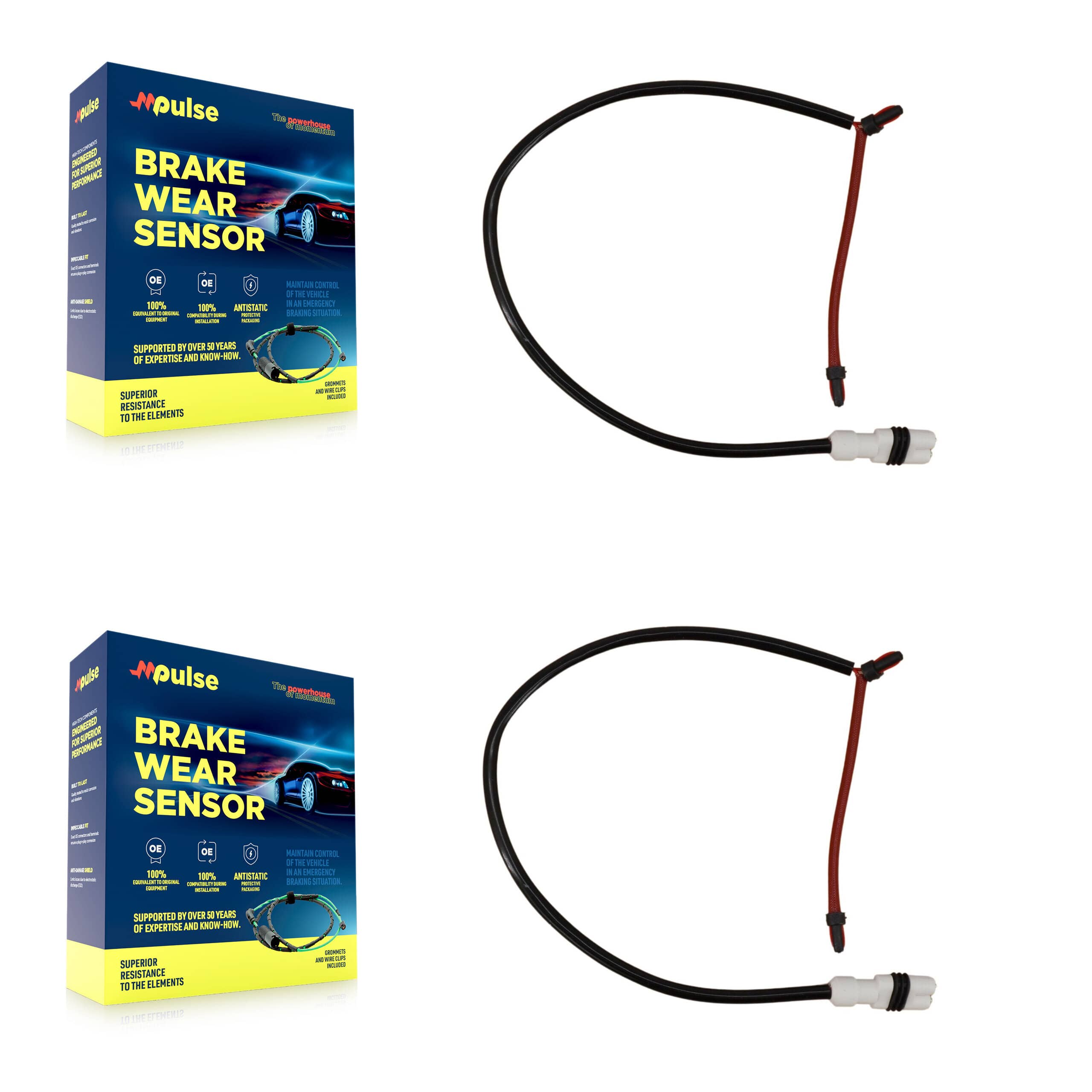 Mpulse - KSE-100002 - Front Disc Brake Pad Wear Sensor Kits