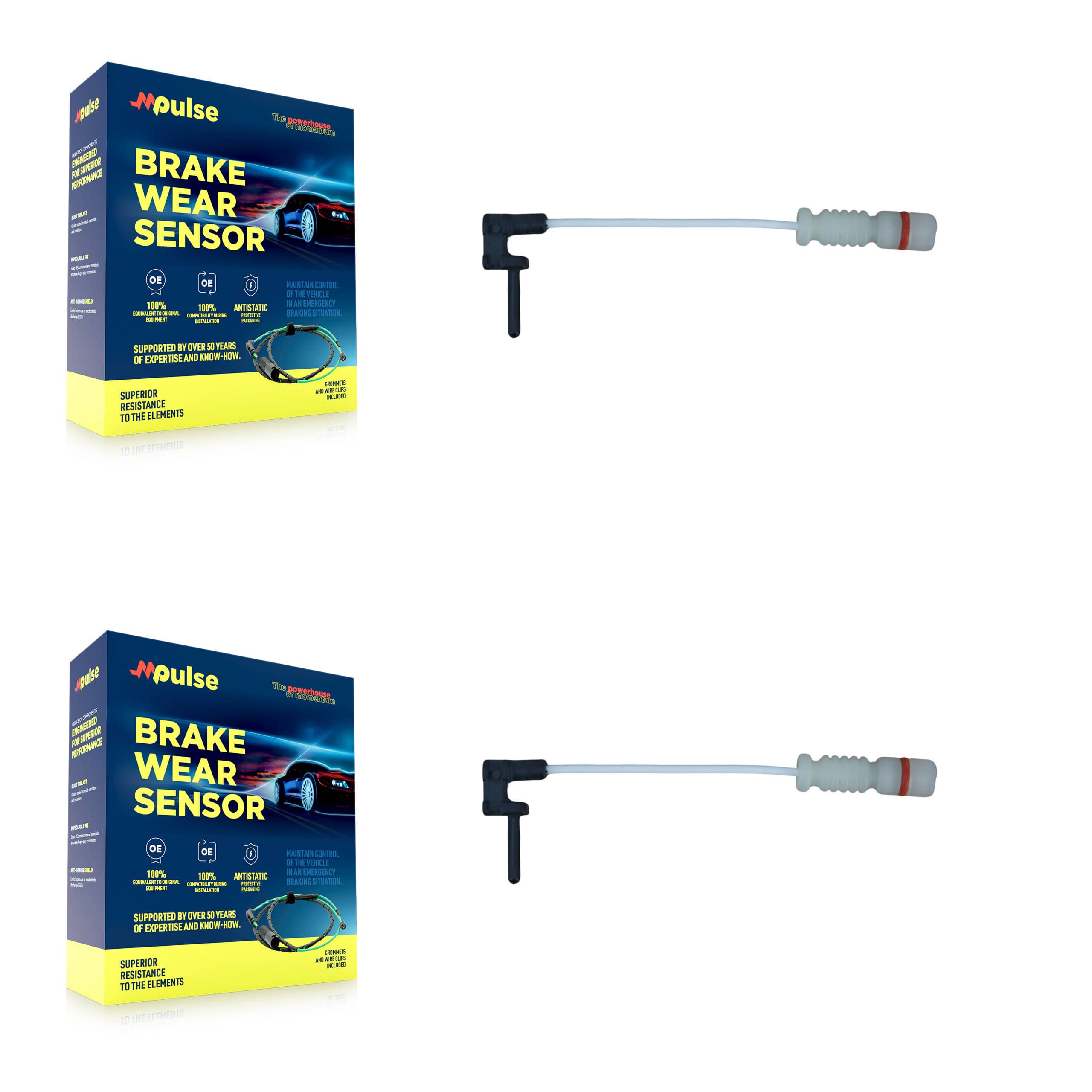 Mpulse - KSE-100011 - Front Disc Brake Pad Wear Sensor Kits