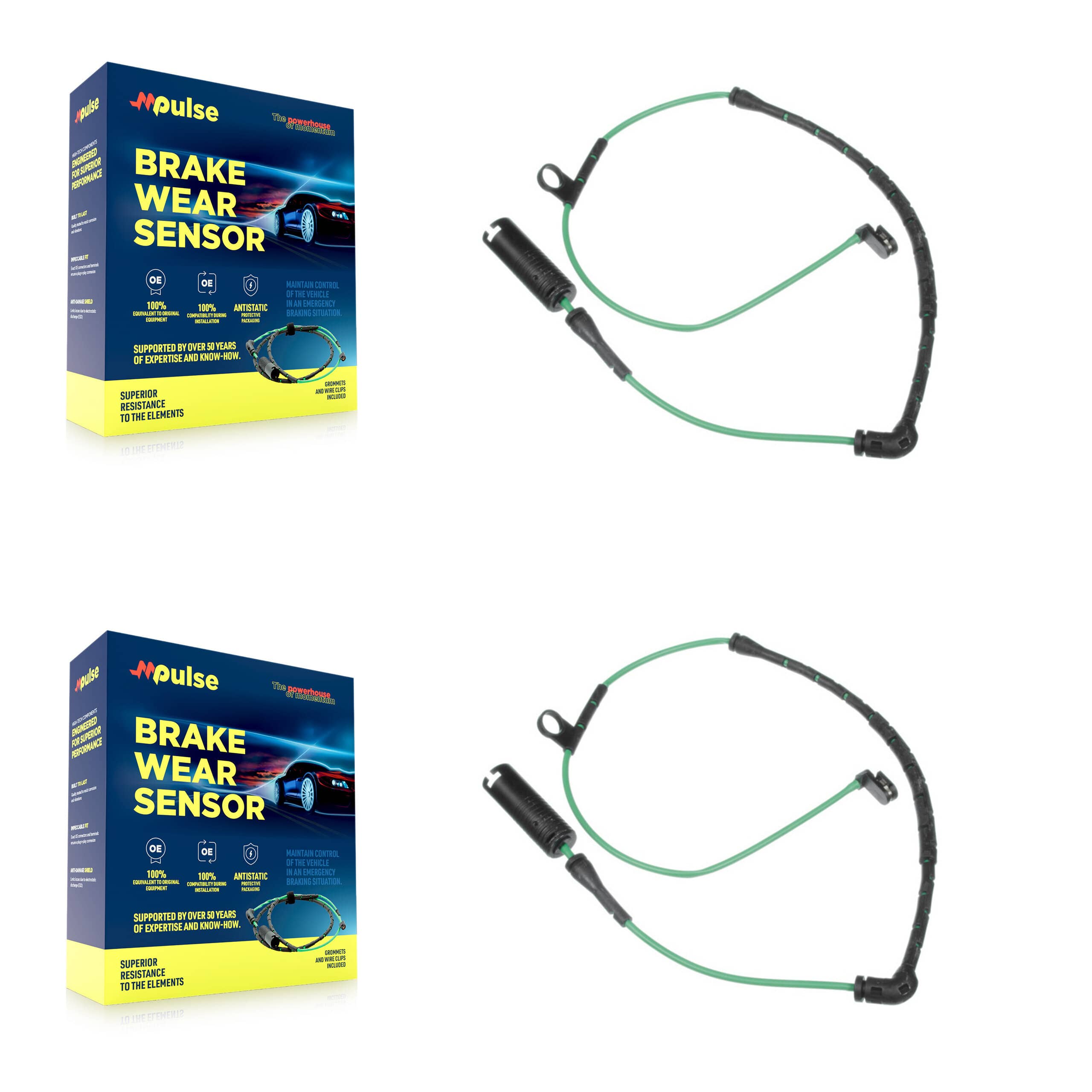 Mpulse - KSE-100016 - Front Disc Brake Pad Wear Sensor Kits