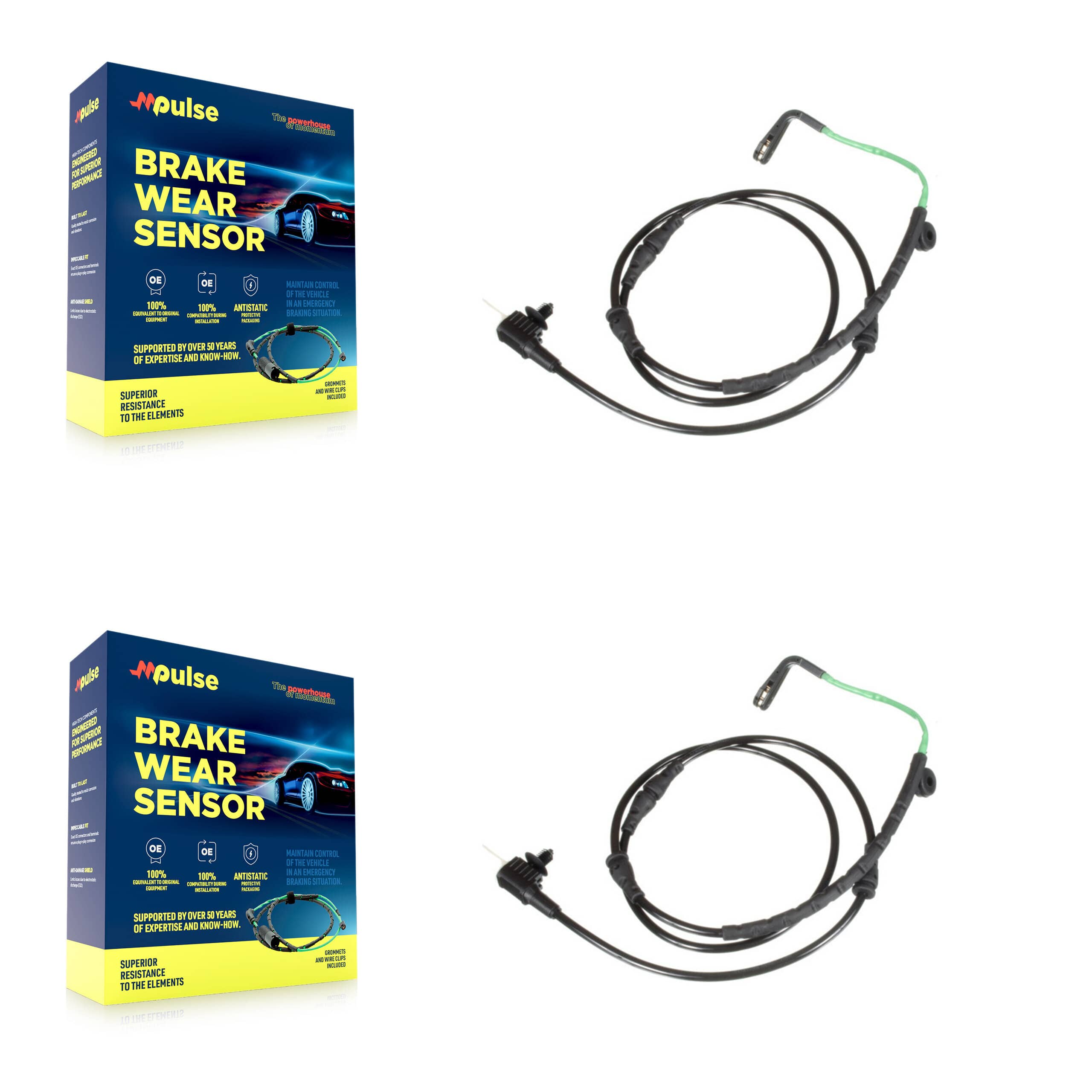 Mpulse - KSE-100018 - Front Disc Brake Pad Wear Sensor Kits