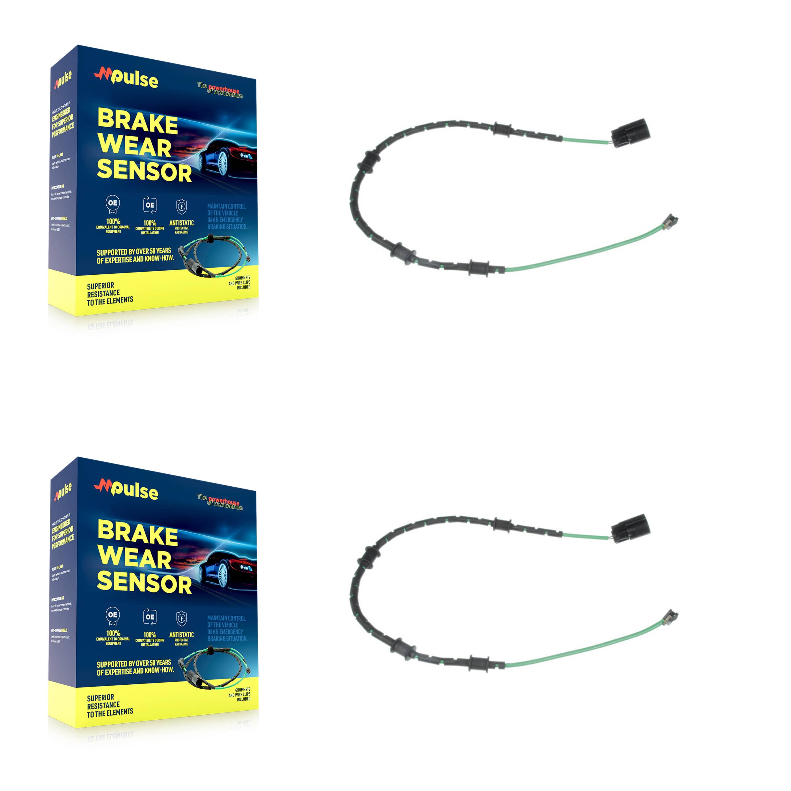 Mpulse - KSE-100023 - Front Disc Brake Pad Wear Sensor Kits