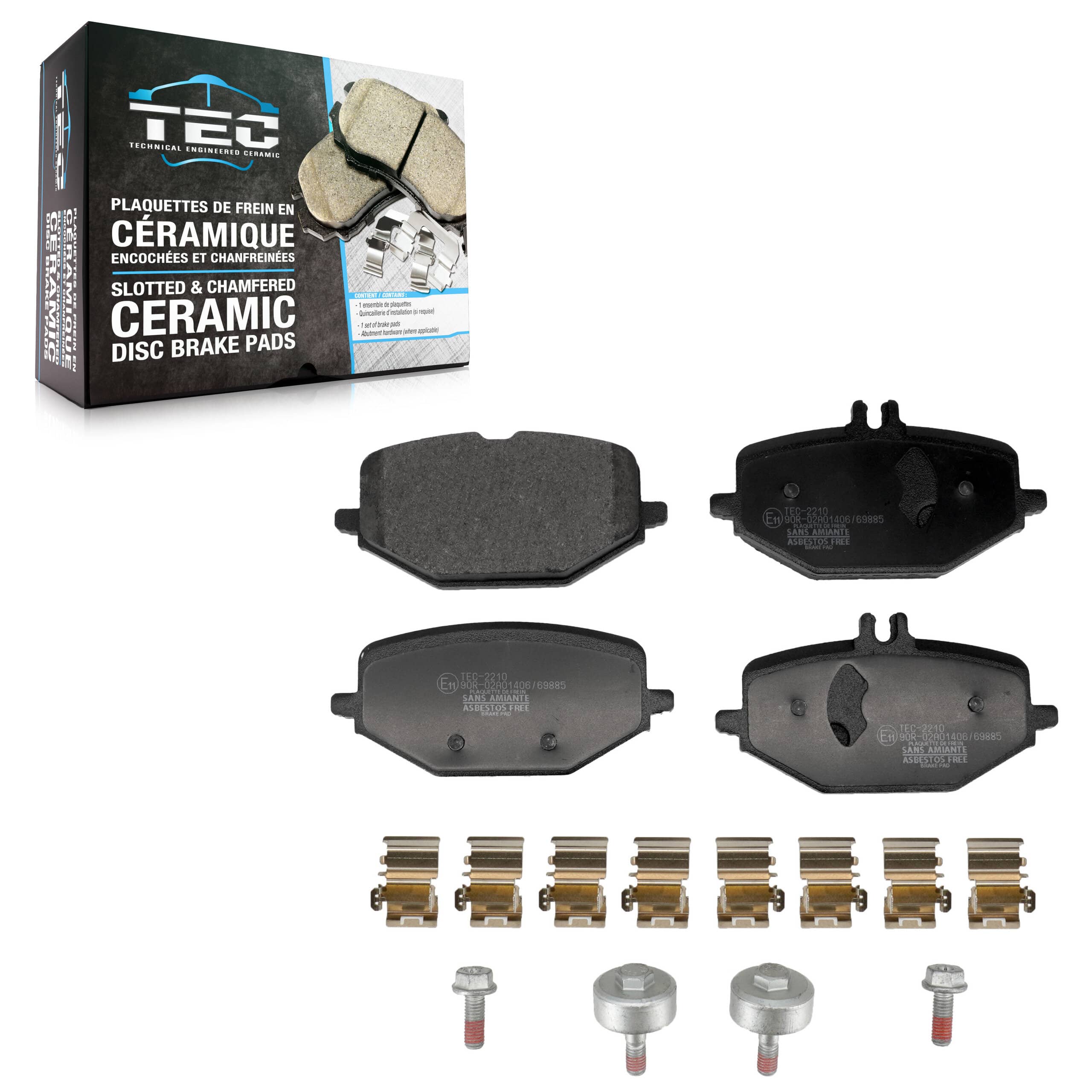 TEC - TEC-2210 - Rear Disc Brake Pad