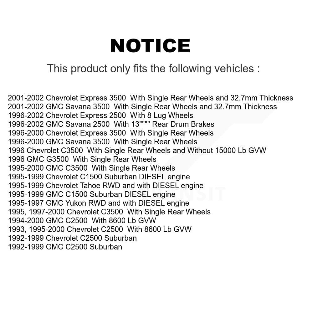CMX - K8-100007 - Front Disc Brake Rotor and Hub Assembly Kits image 13