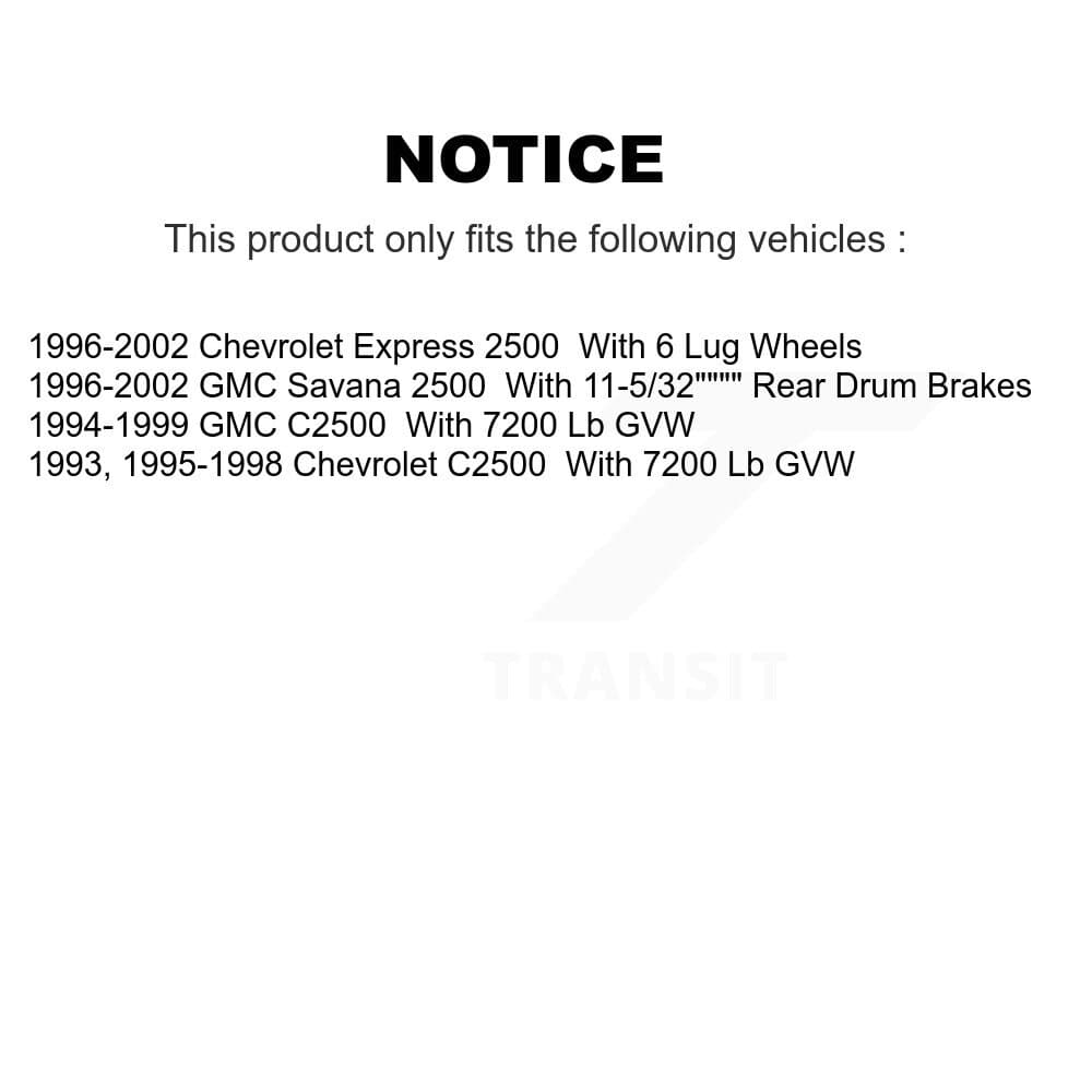CMX - K8-100008 - Front Disc Brake Rotor and Hub Assembly Kits image 13