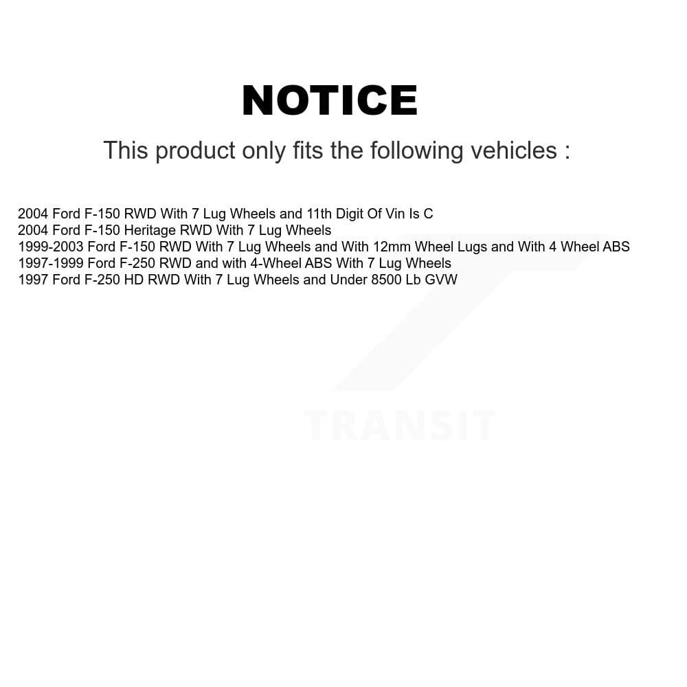 CMX - K8-100027 - Front Disc Brake Rotor and Hub Assembly Kits image 13