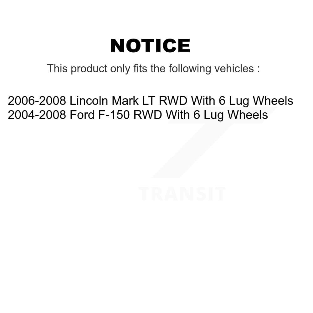 CMX - K8-100035 - Front Disc Brake Rotor and Hub Assembly Kits image 13