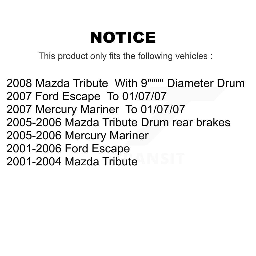 Top Quality - KNH-100132 - Rear Drum Brake Shoe Kits image 12