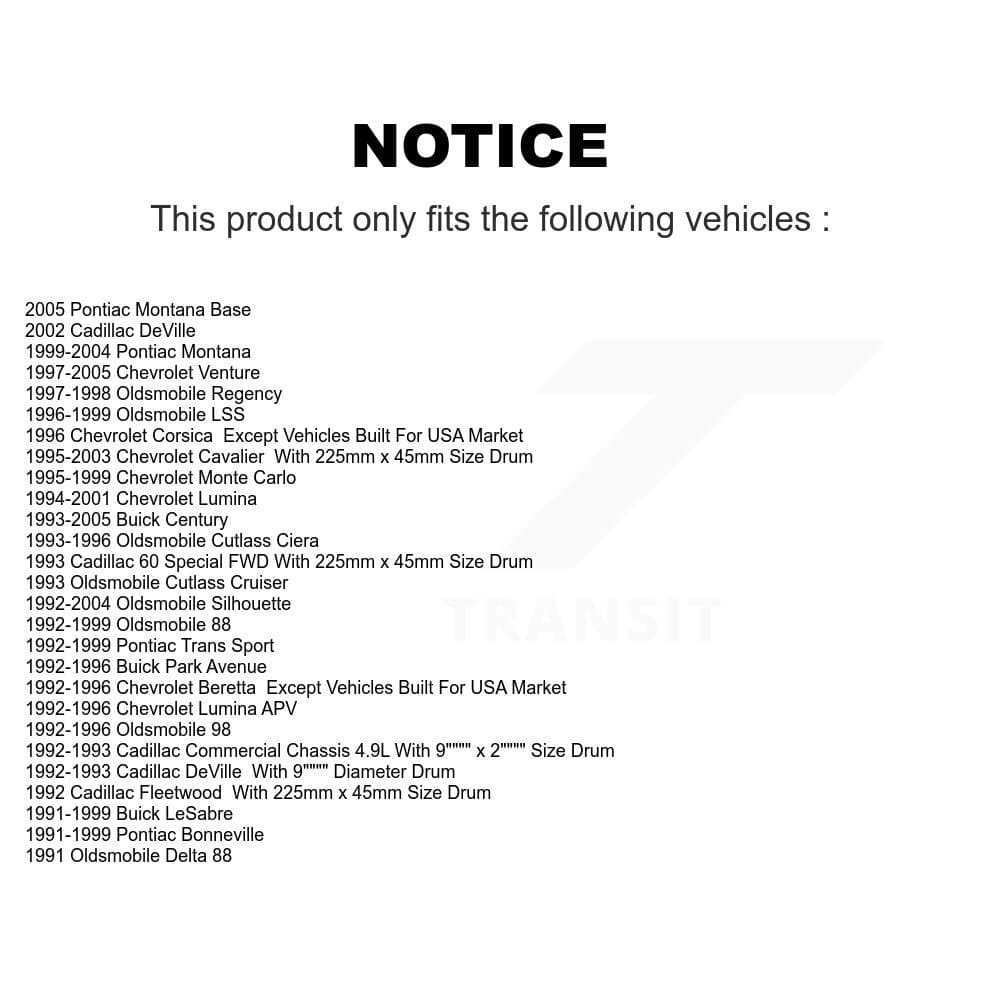 Top Quality - NB-636B - Rear Drum Brake Shoe image 8