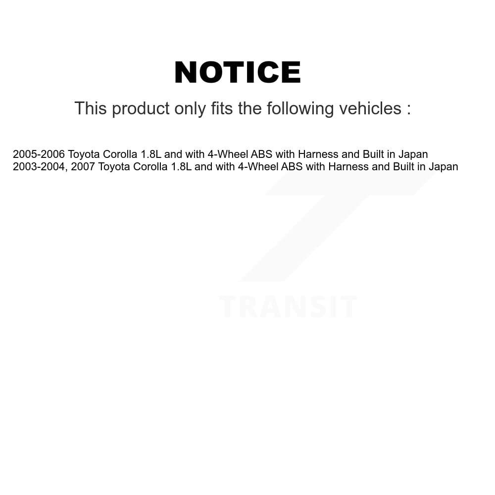 Mpulse - SEN-2ABS0299 - Front Left ABS Wheel Speed Sensor image 2