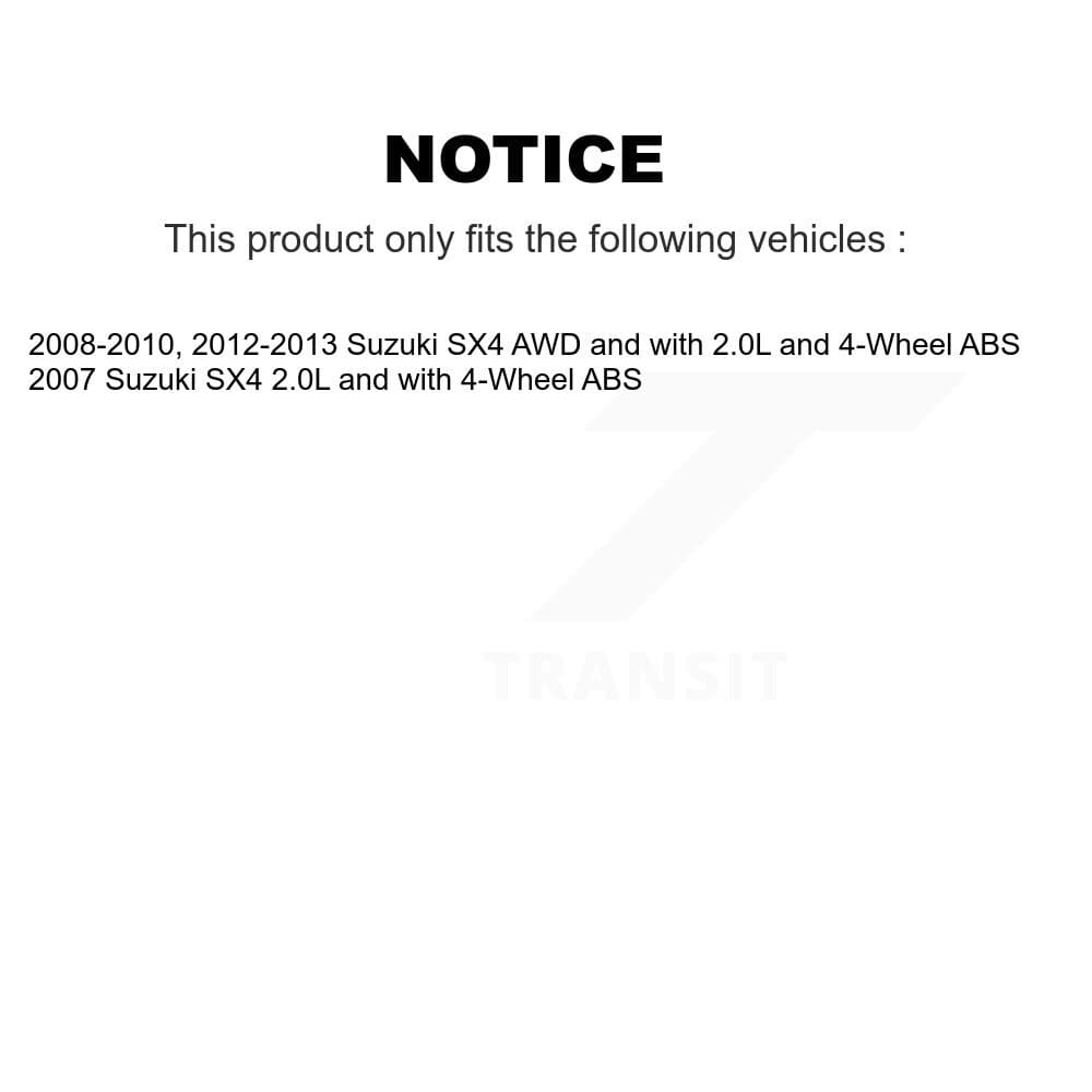 Mpulse - SEN-2ABS0861 - Rear Left ABS Wheel Speed Sensor Wiring Harness image 2