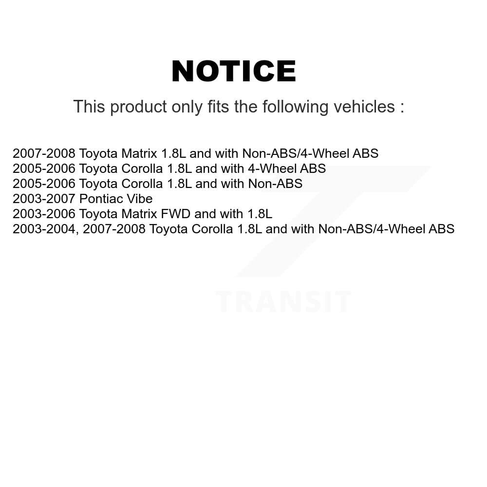 Mpulse - SEN-2ABS1342 - Rear Left ABS Wheel Speed Sensor Wiring Harness image 2