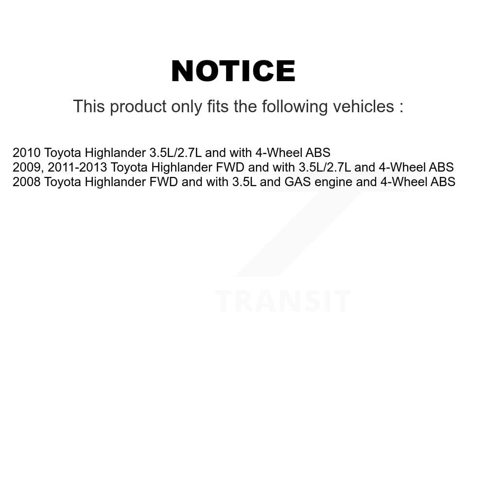 Mpulse - SEN-2ABS2718 - Rear Right ABS Wheel Speed Sensor Wiring Harness image 2