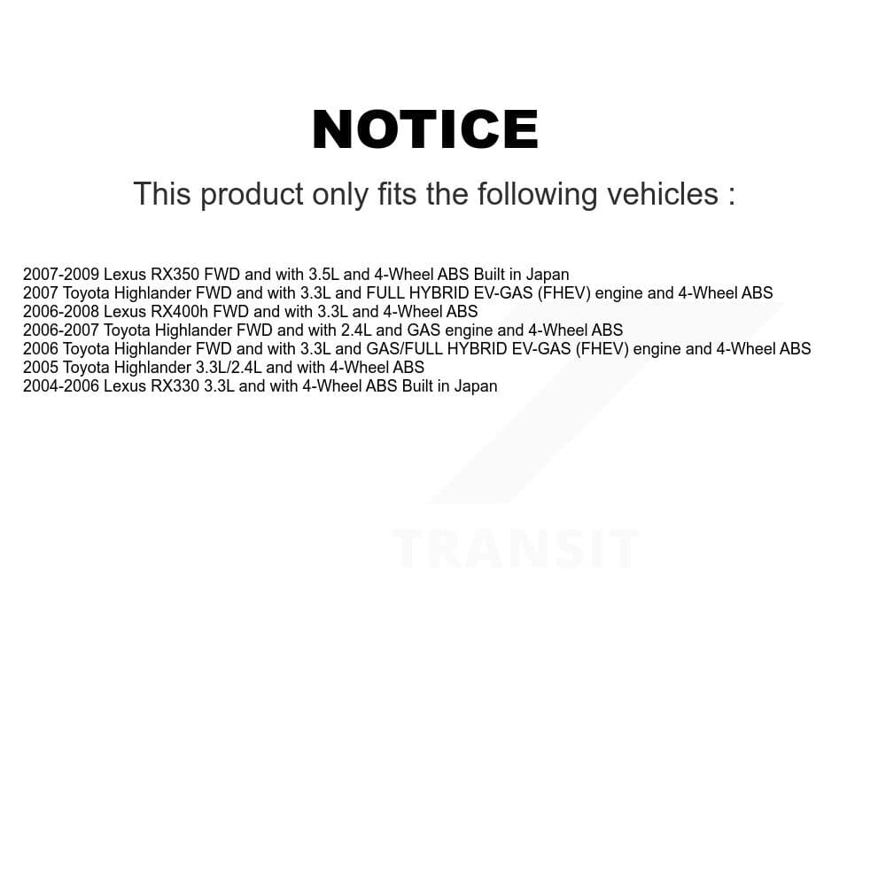Mpulse - SEN-2ABS3059 - Rear Left ABS Wheel Speed Sensor Wiring Harness image 2