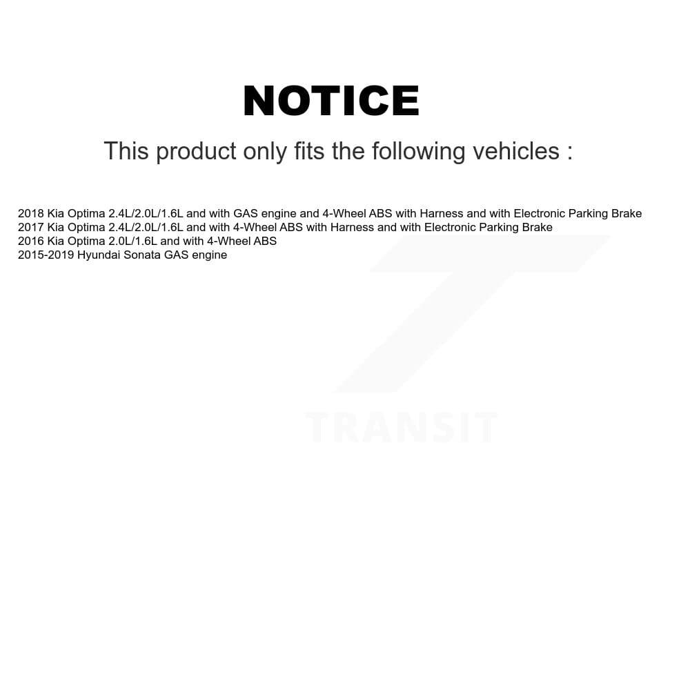Mpulse - SEN-2ABS3157 - Rear Left ABS Wheel Speed Sensor Wiring Harness image 2