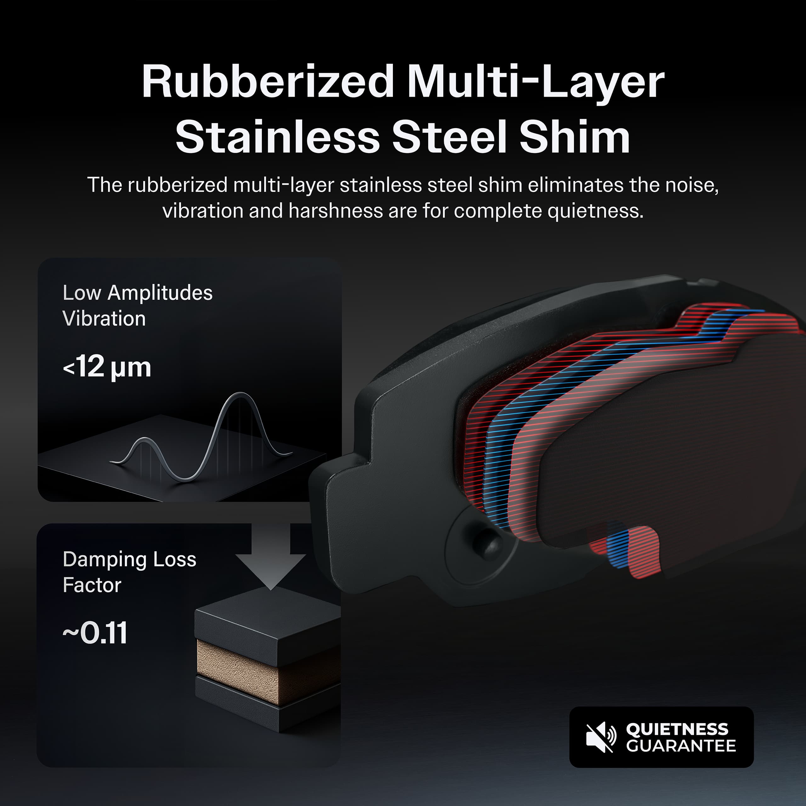 SIM - SIM-1898 - Rear Disc Brake Pad image 6