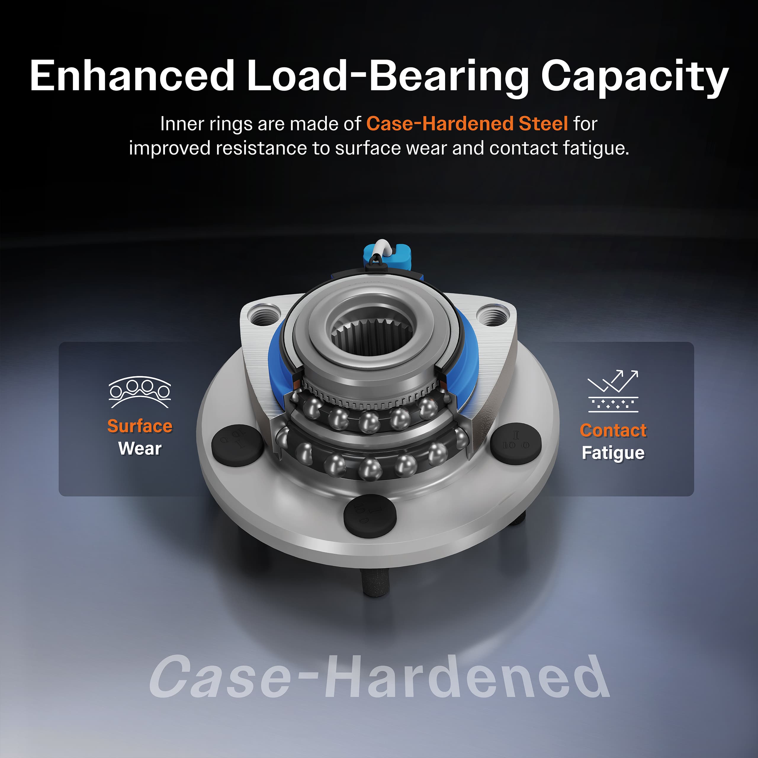 Kugel - 70-515171 - Front Wheel Bearing and Hub Assembly image 6