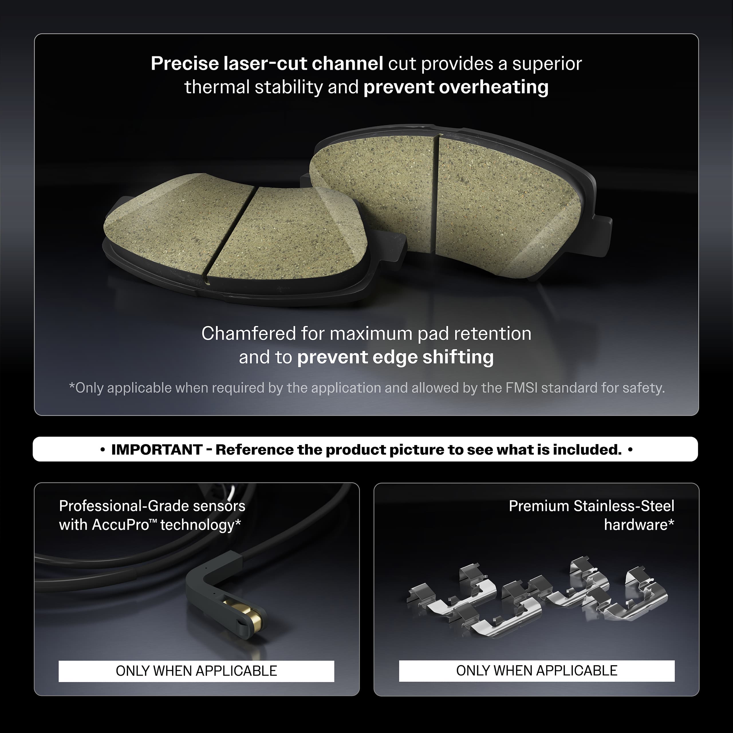 CMX - CMX-D1258 - Front Disc Brake Pad image 3