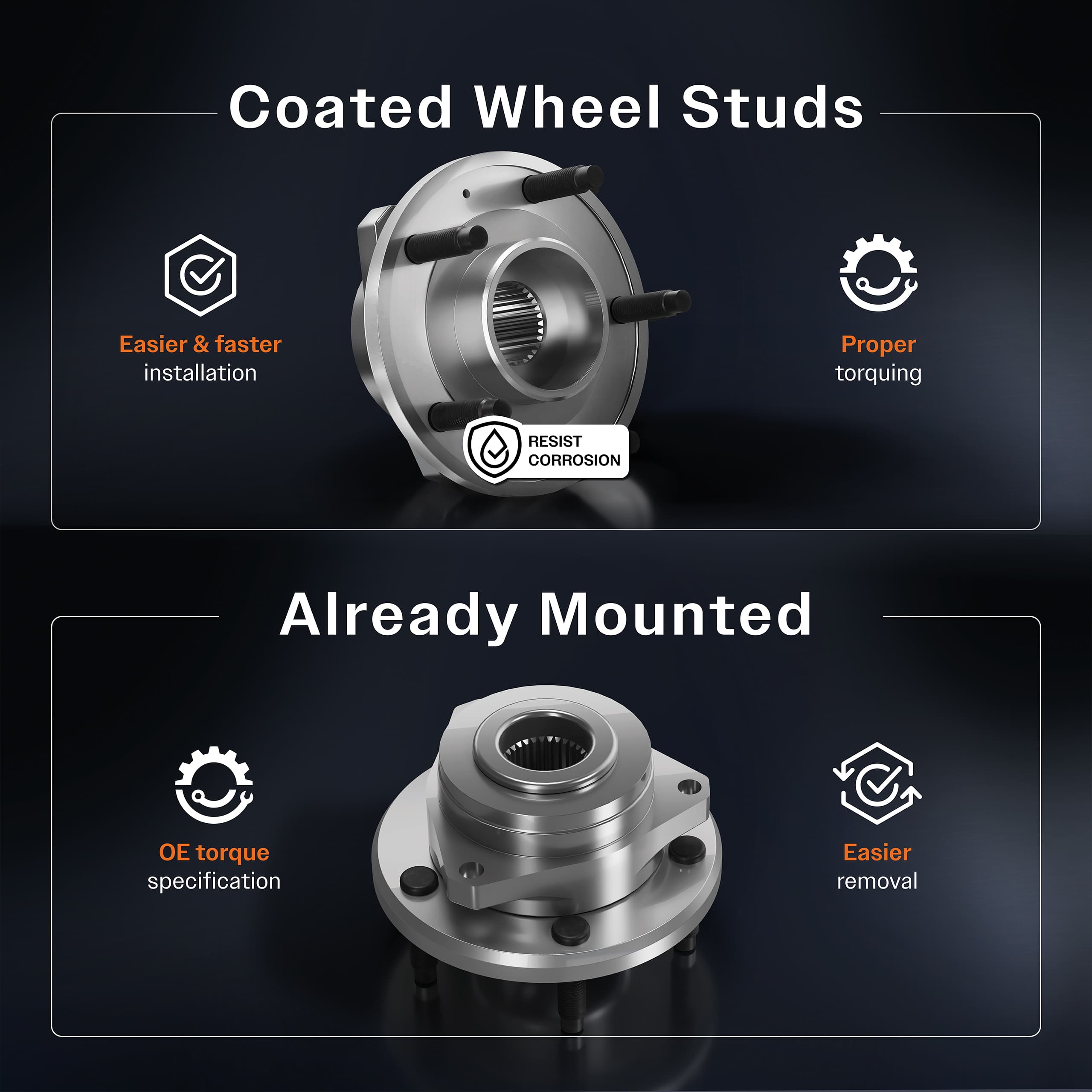 Kugel - 70-515171 - Front Wheel Bearing and Hub Assembly image 4