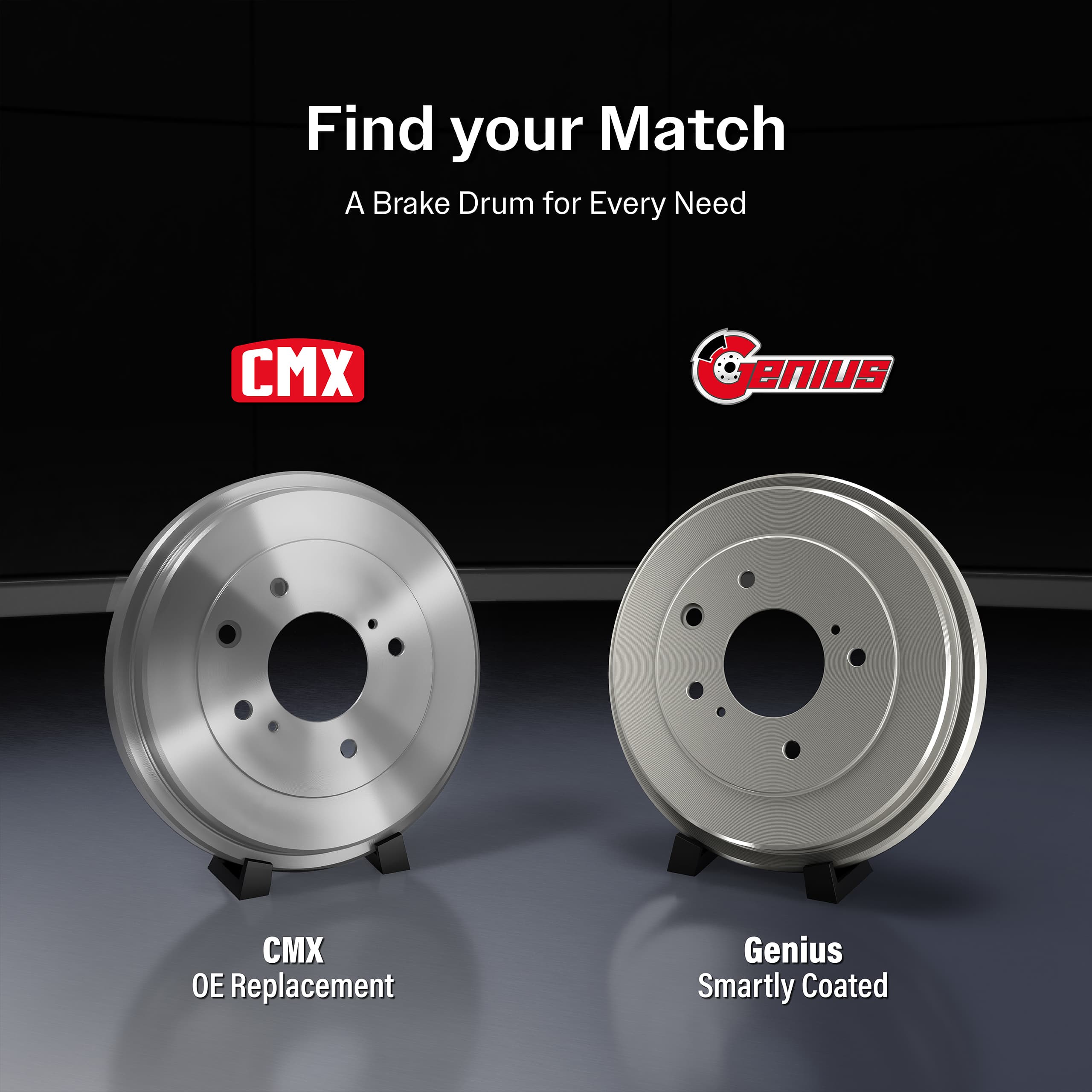 Genius - GCR-97868 - Rear Brake Drum image 2