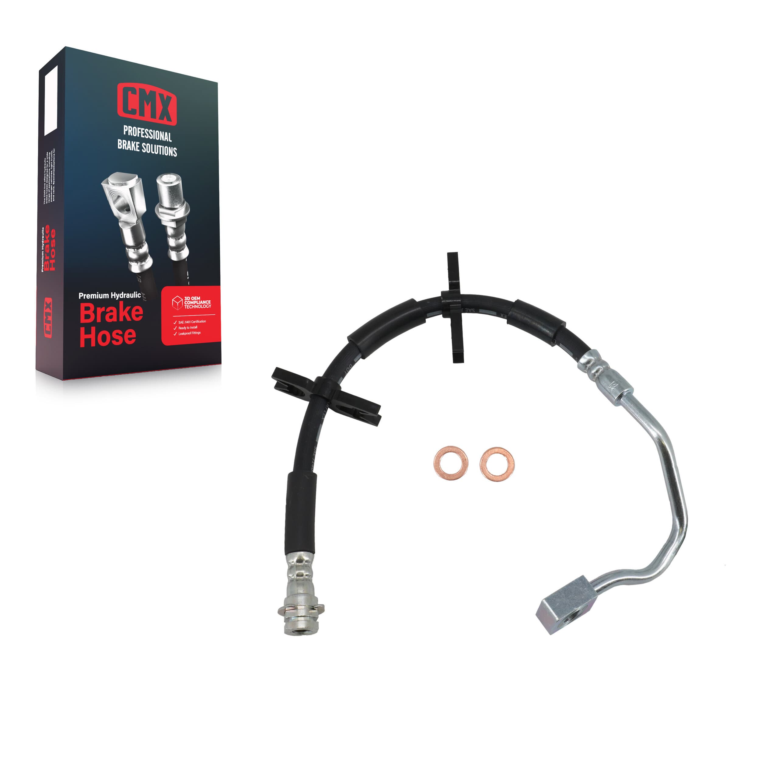 CMX - 12-H620974 - Front Right Brake Hydraulic Hose image 1