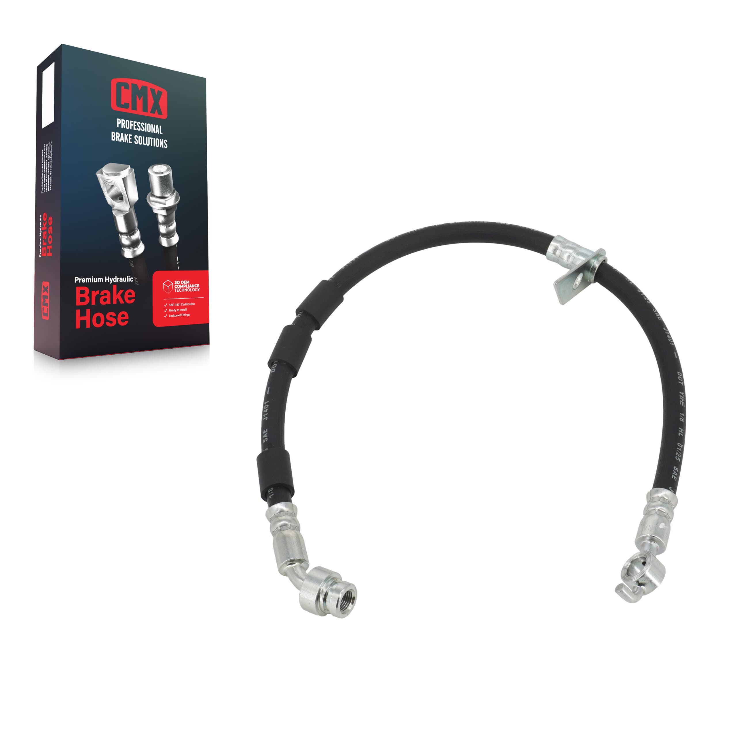 CMX - 12-H622206 - Front Right Brake Hydraulic Hose image 1