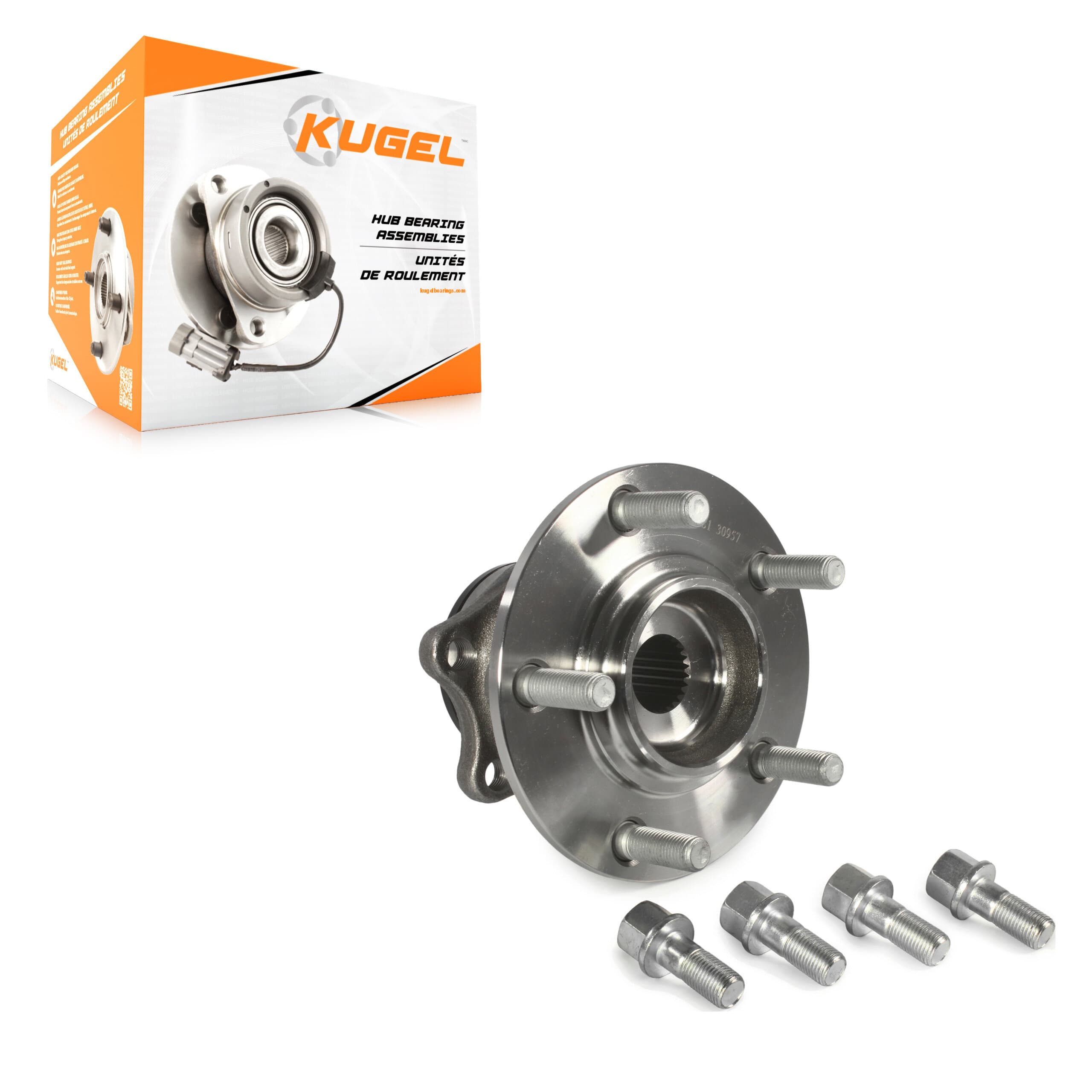 Kugel - 70-512381 - Rear Wheel Bearing and Hub Assembly image 1