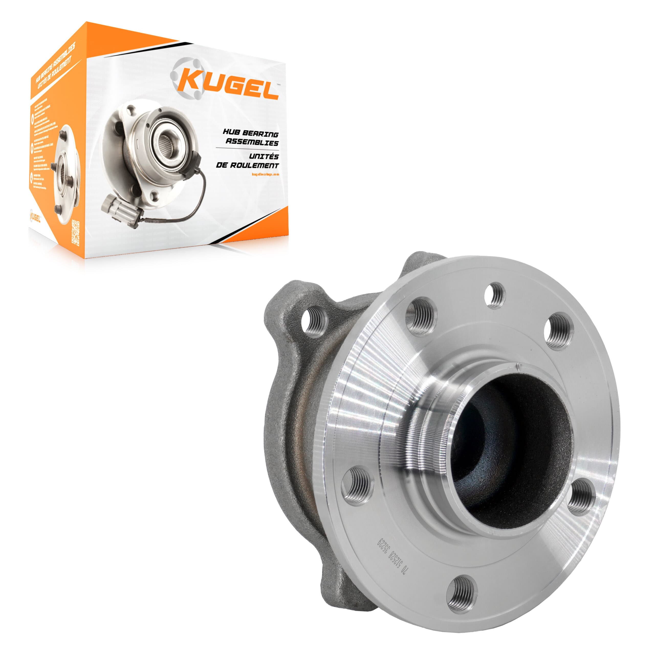 Kugel - 70-512528 - Rear Wheel Bearing and Hub Assembly image 1