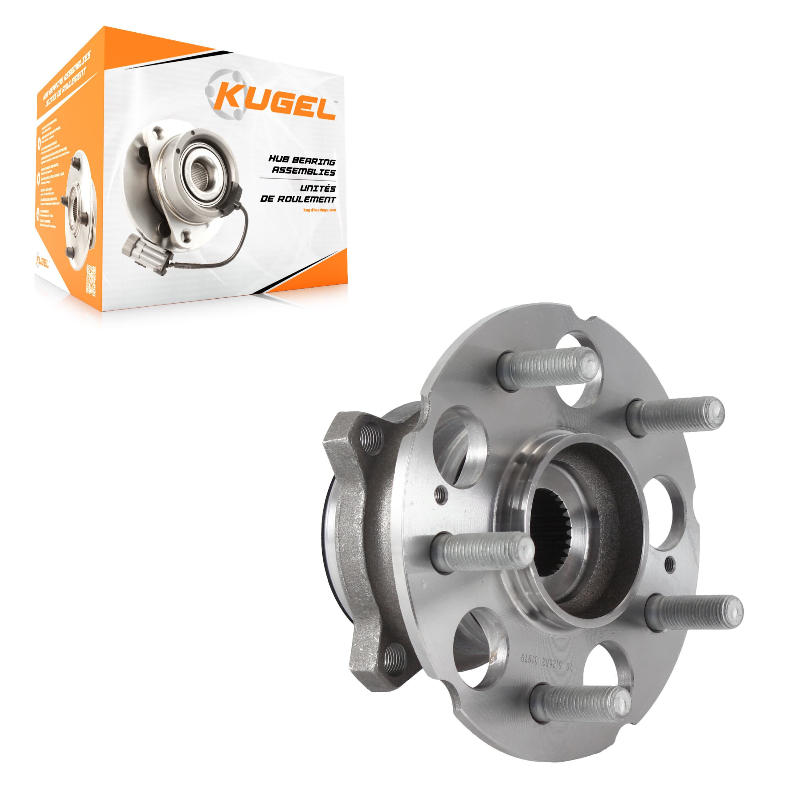 Kugel - 70-512562 - Rear Wheel Bearing and Hub Assembly image 1