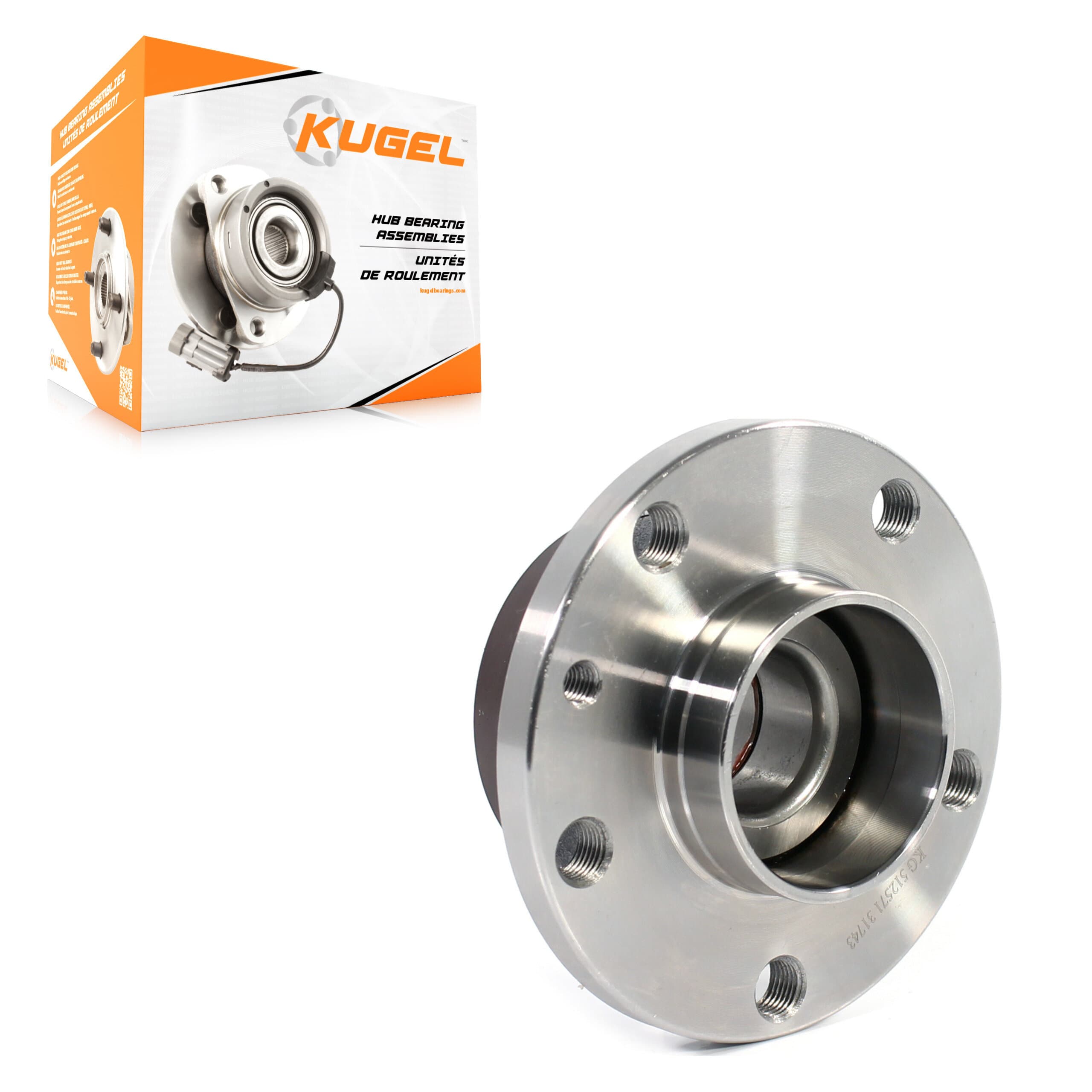 Kugel - 70-512571 - Rear Wheel Bearing and Hub Assembly image 1