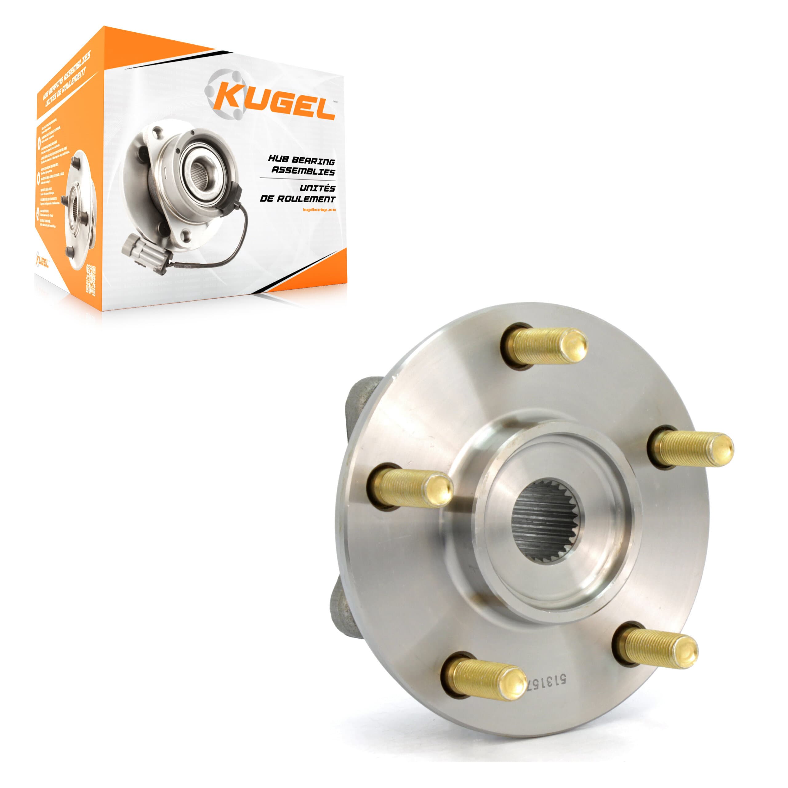 Kugel - 70-513157 - Front Wheel Bearing and Hub Assembly image 1