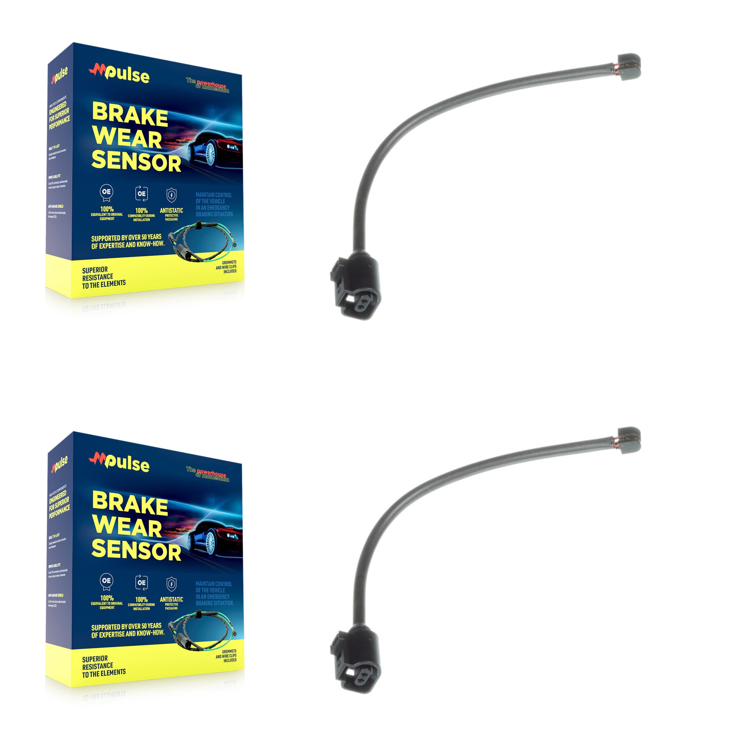 Mpulse - KSE-100005 - Front Disc Brake Pad Wear Sensor Kits image 1