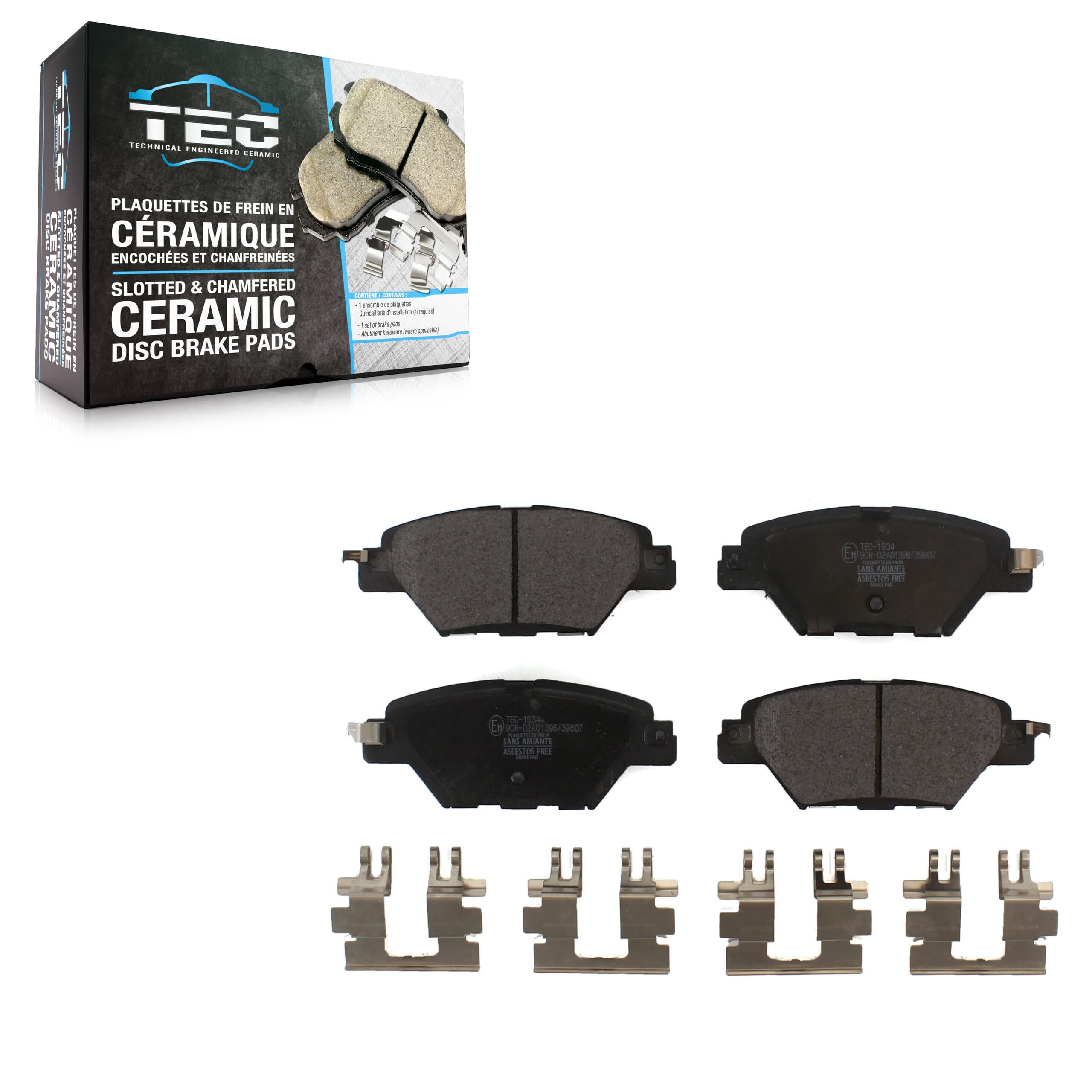 TEC - TEC-1934 - Rear Disc Brake Pad image 1